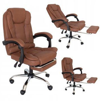 Офисное кресло с подставкой для ног Hanert Ergo Dark Brown 5056 фото