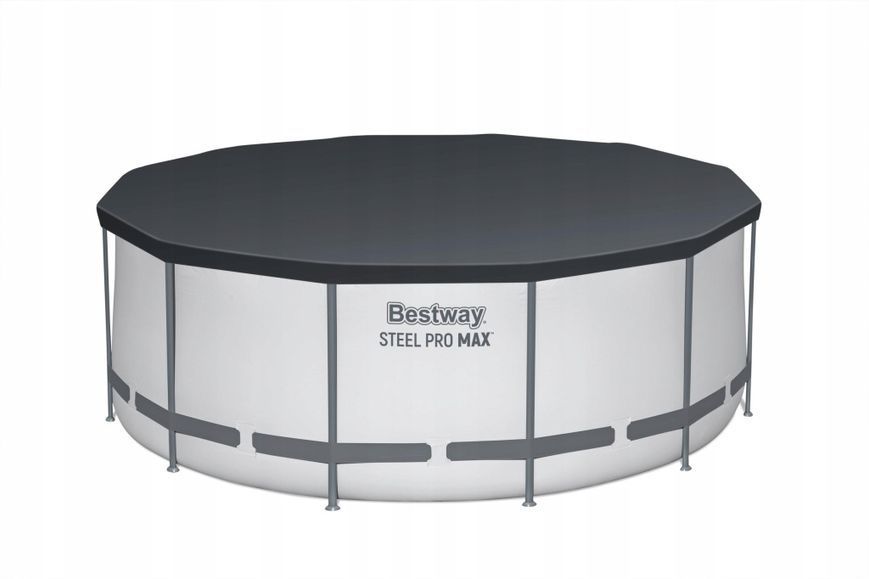 Каркасный бассейн Bestway 56420 (366 x 120 см) с тентом, фильтром и стремянкой 5110 фото
