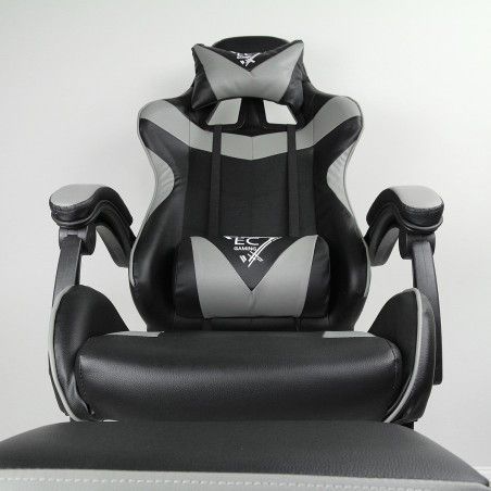Вращающееся игровое кресло с подставкой для ног EC GAMING KO02CZ, Кресло для геймеров, Регулируемое игровое KO02CZ фото