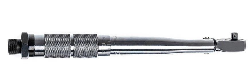 Динамометричний ключ 1/4" RUHHY, з тріскачкою, 5-25 Нм, з футляром 11745 фото