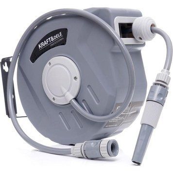 Автоматическая катушка с садовым шлангом Kraft&Dele KD2082 15 м + 1,5 м 1/2" KD2082 фото