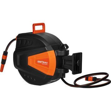 Автоматическая катушка с садовым шлангом Kraft&Dele KD2151 - 15 м + 1,5 м 1/2" KD2151 фото