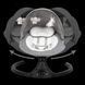 Шезлонг-гойдалка 2в1 Kidwell LUXI Dark Melange/Black 5089 фото 3