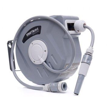 Автоматическая катушка с садовым шлангом Kraft&Dele KD2081 - 10 м + 1 м 5/16" KD2081 фото
