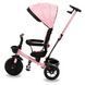 Детские трехколесный велосипед с родительской ручкой Kidwell AXEL CHARMY PINK ROTRAXE01A0 фото 3